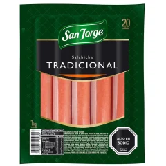 Salchichas San Jorge Tradicional grande 1 kg