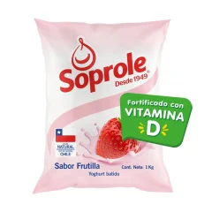 Yogurth Soprole Frutilla Bolsa 1K