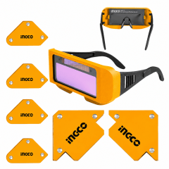 Kit Soldador con Juego de Escuadras Magnéticas y Gafas para Soldar