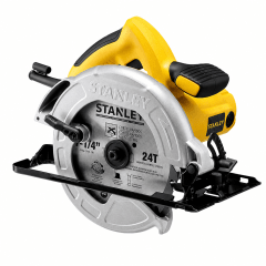 Sierra Circular Eléctrica Stanley 1600W 7-1/4¨ con Disco para Corte Profesional