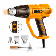 Kit Pistola de Calor 2000W con Accesorios INGCO