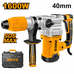 Rotomartillo demoledor SDS-Max 1600W con maletín INGCO