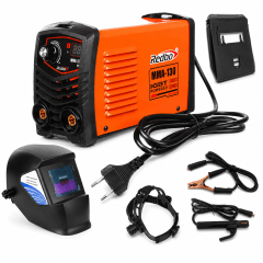 Soldadora Portátil 130A 220V con Careta Redbo