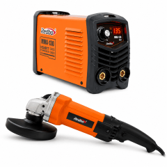 Combo Soldador Máquina de Soldar 130A + Amoladora Industrial 1100W 0
