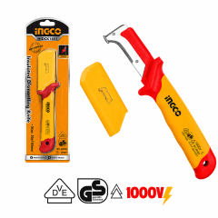 Cuchillo pelacables curvo aislado 1000V HIDCK1851 INGCO