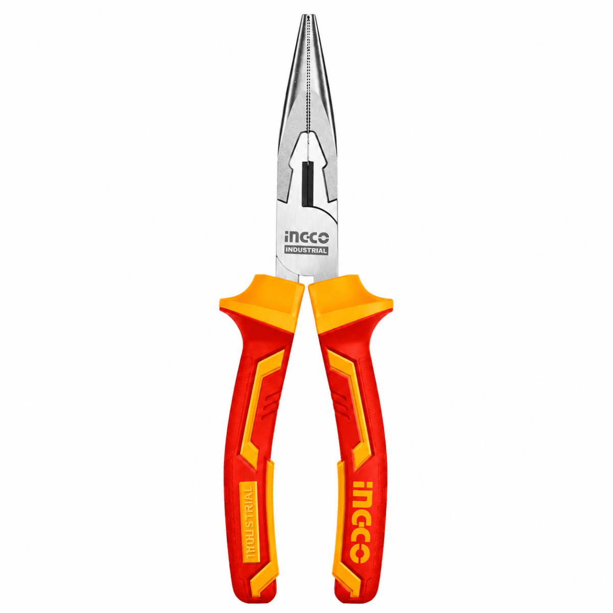 Alicate de Punta y Corte Ingco de 6´´ con Mango Comfort Grip1