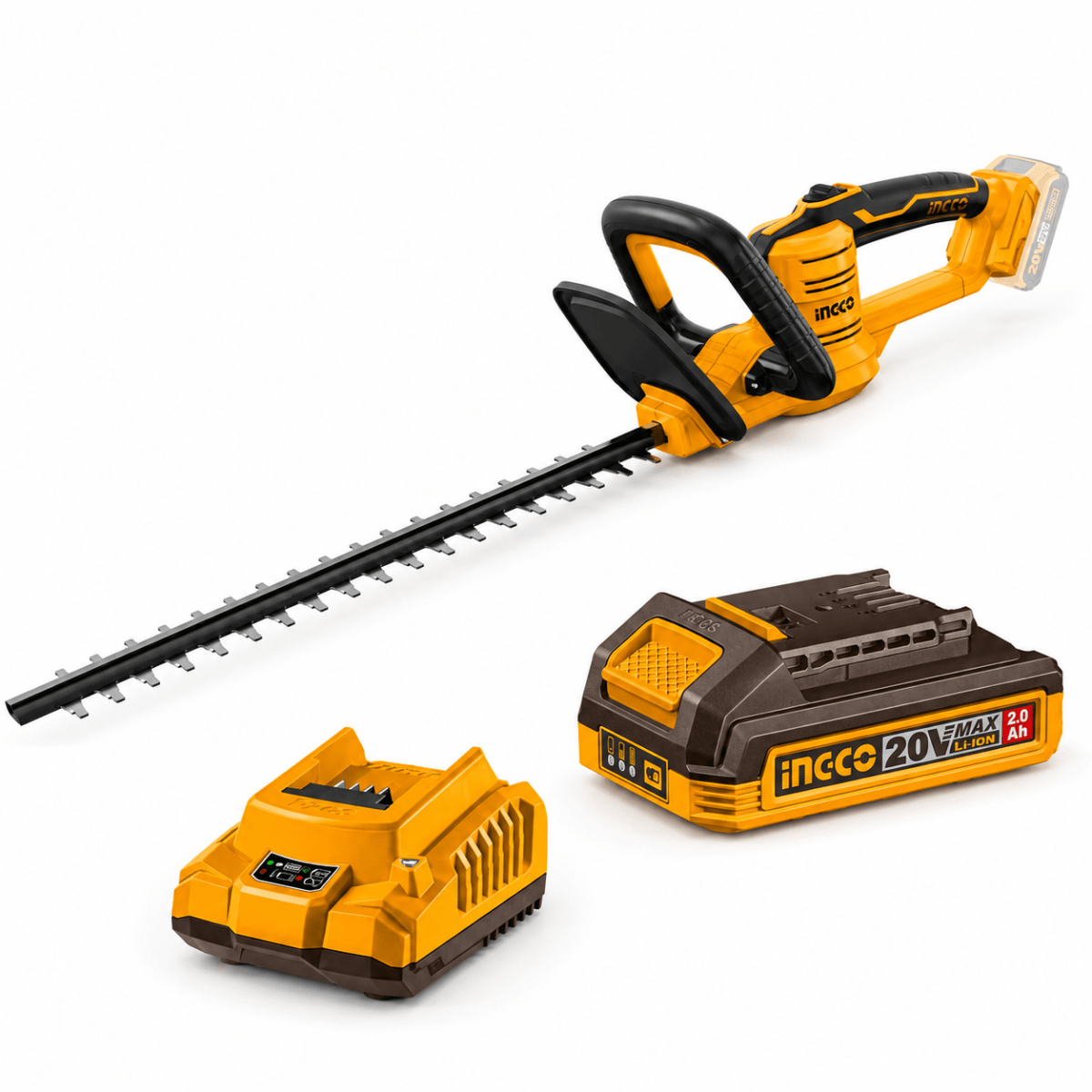 Cortasetos Corta Cerco Inalámbrico 20V con 1 Batería y Cargador CHTLI20461 INGCO1