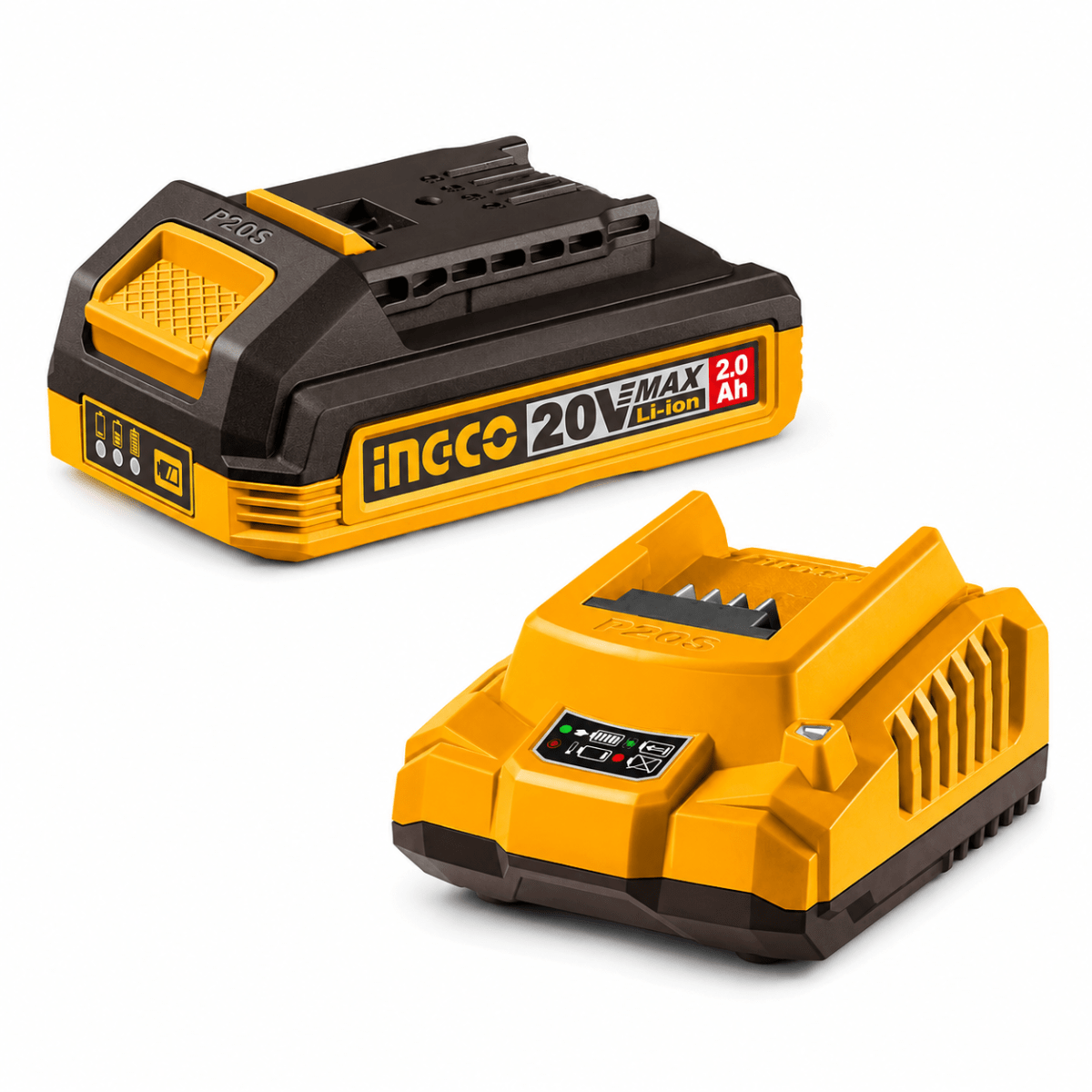 Cortasetos Corta Cerco Inalámbrico 20V con 1 Batería y Cargador CHTLI20461 INGCO4