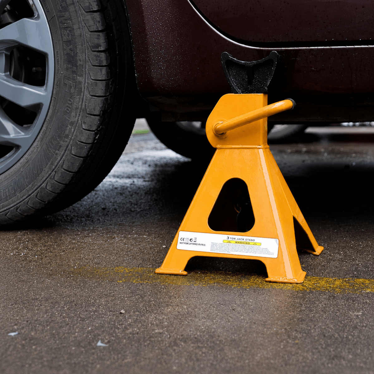 Set de 2 Caballetes Torres Soporte para Auto 3 Toneladas INGCO4