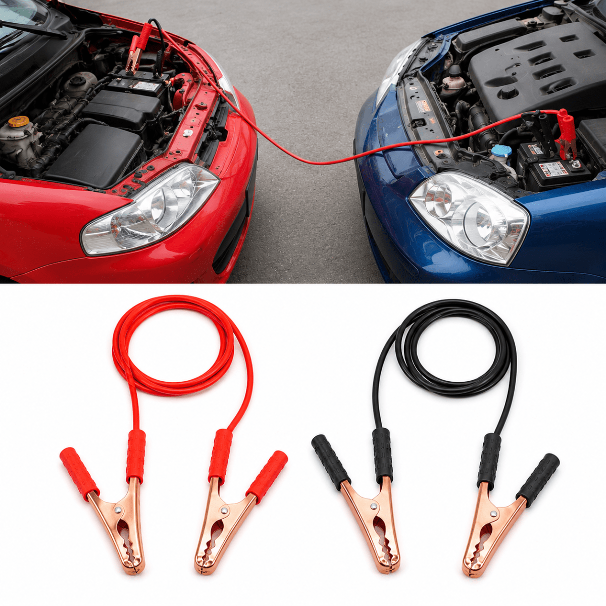 Cable Pasacorriente para Auto con Pinzas 200A INGCO2