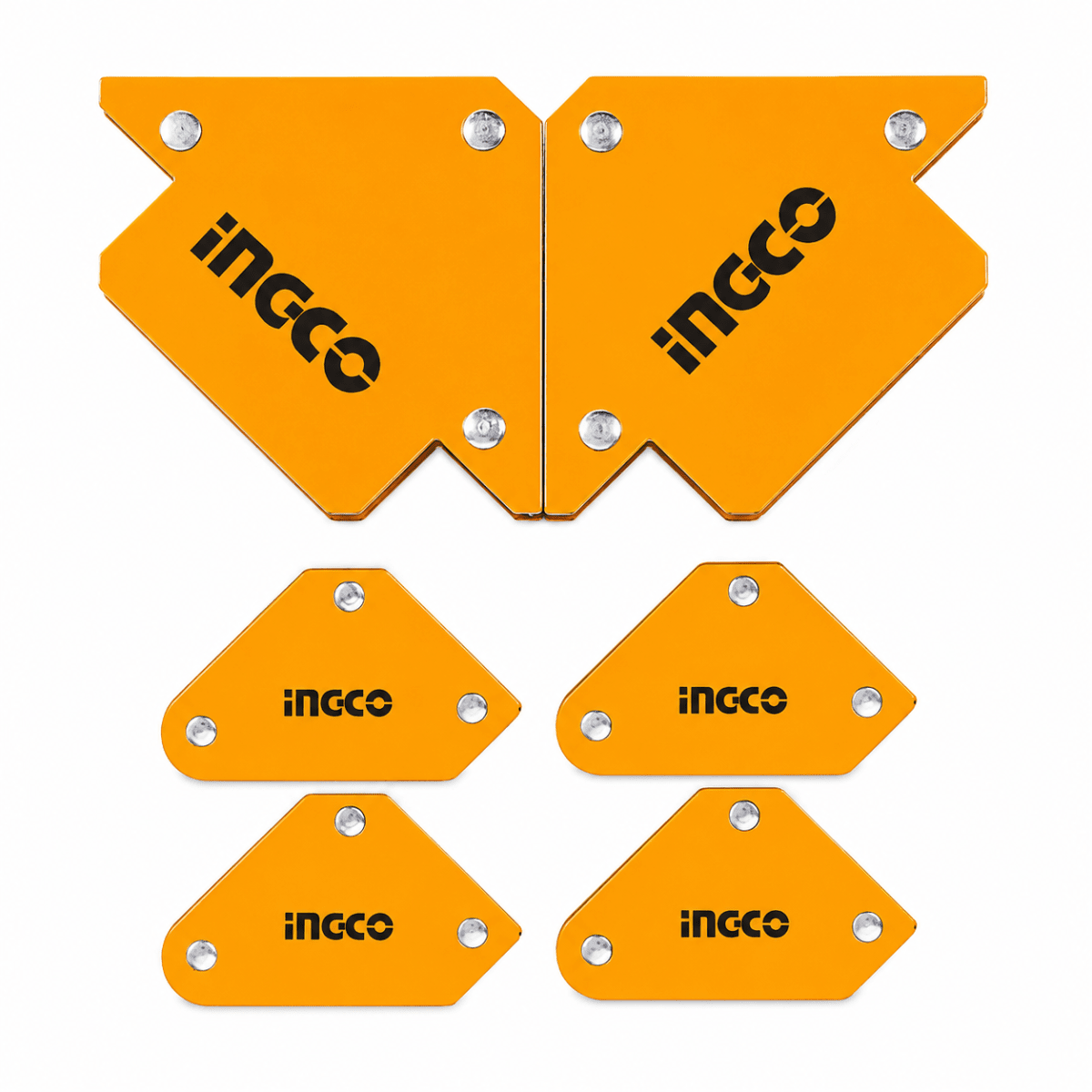 Juego de Escuadras Magnéticas Mixtas para Soldar 6 Piezas INGCO1