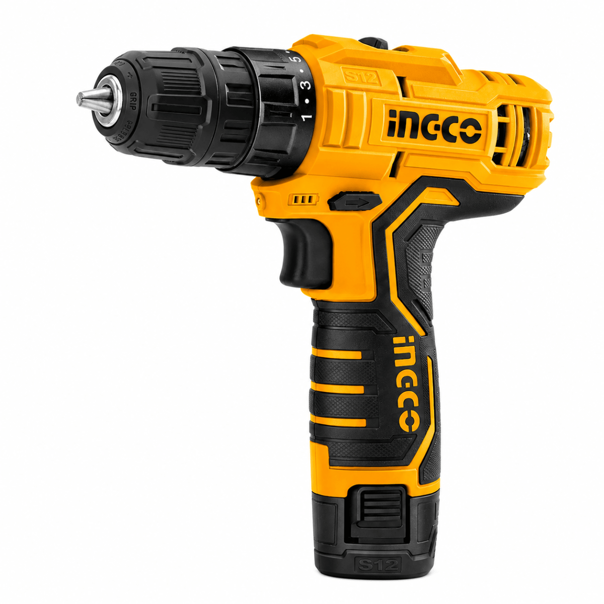 Kit Ingco Atornillador de Impacto + Taladro Inalámbrico 12V4