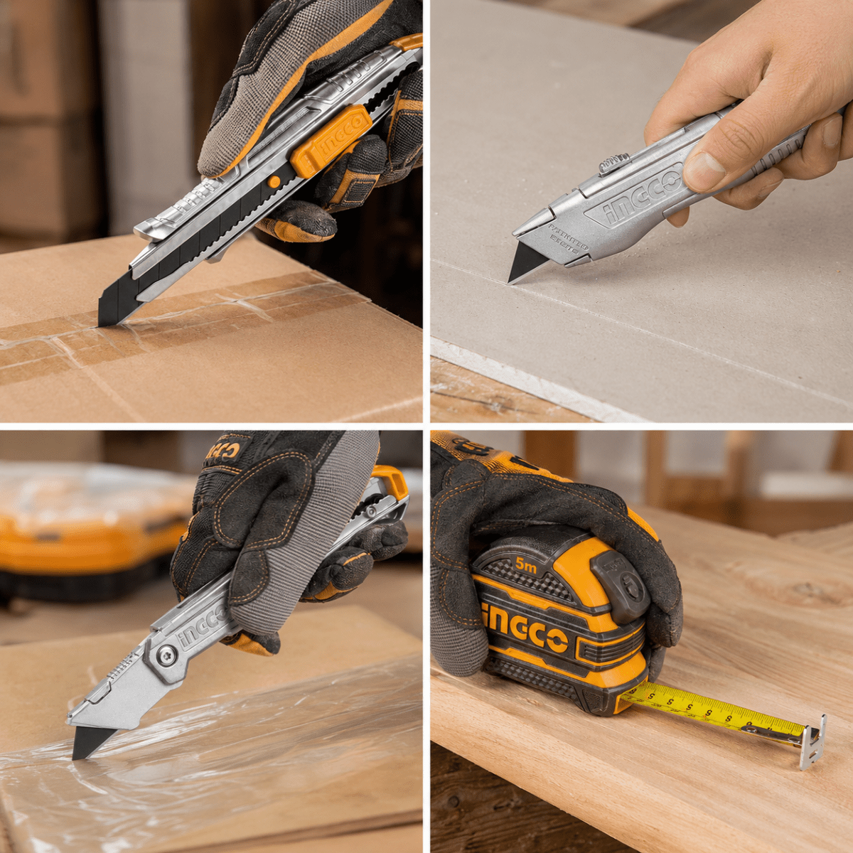 Mega Kit de Cutters y Winchas 7 Piezas INGCO2