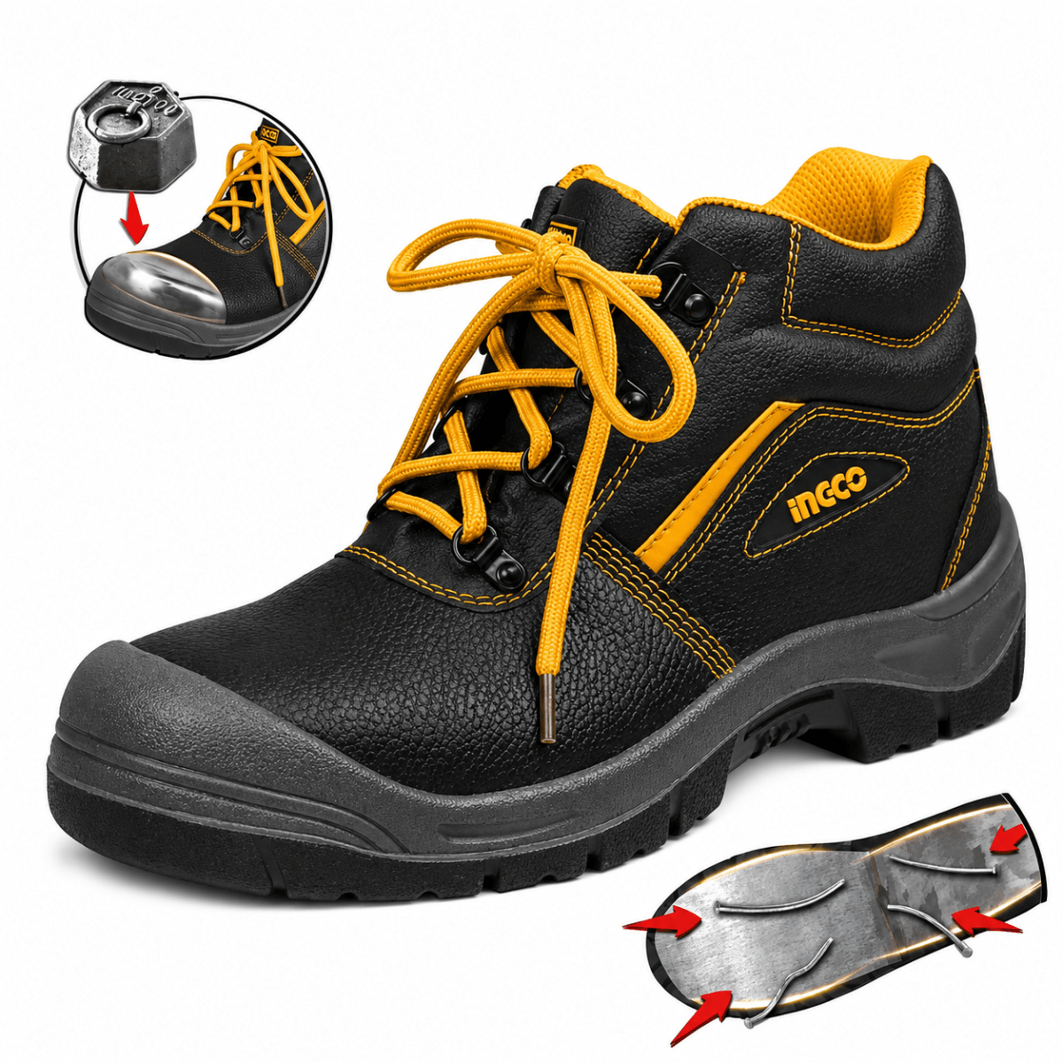 Zapato de Seguridad con Punta de Acero Talla 411