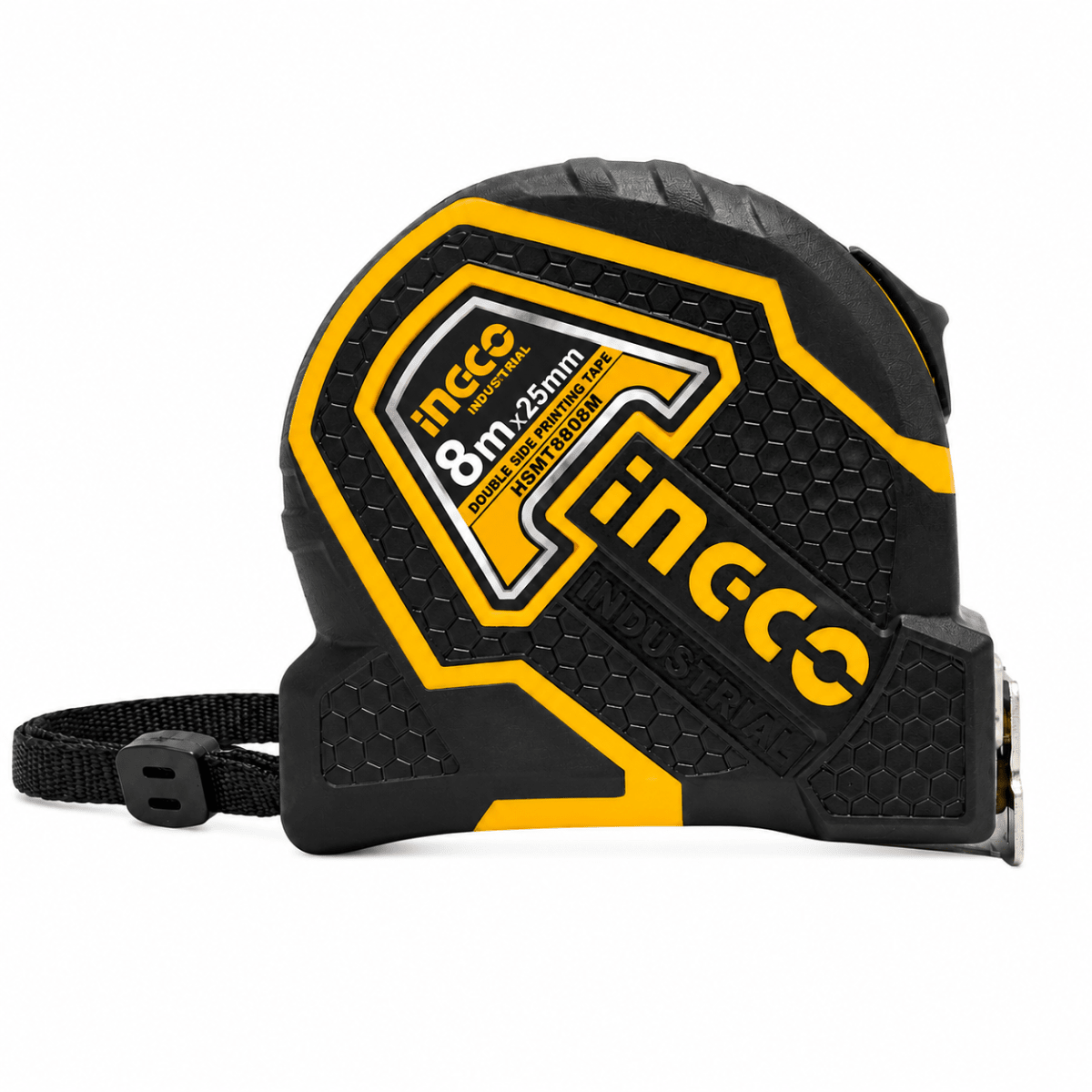 Wincha Flexómetro Cinta Métrica 8 m x 25 mm con Gancho Magnético INGCO5
