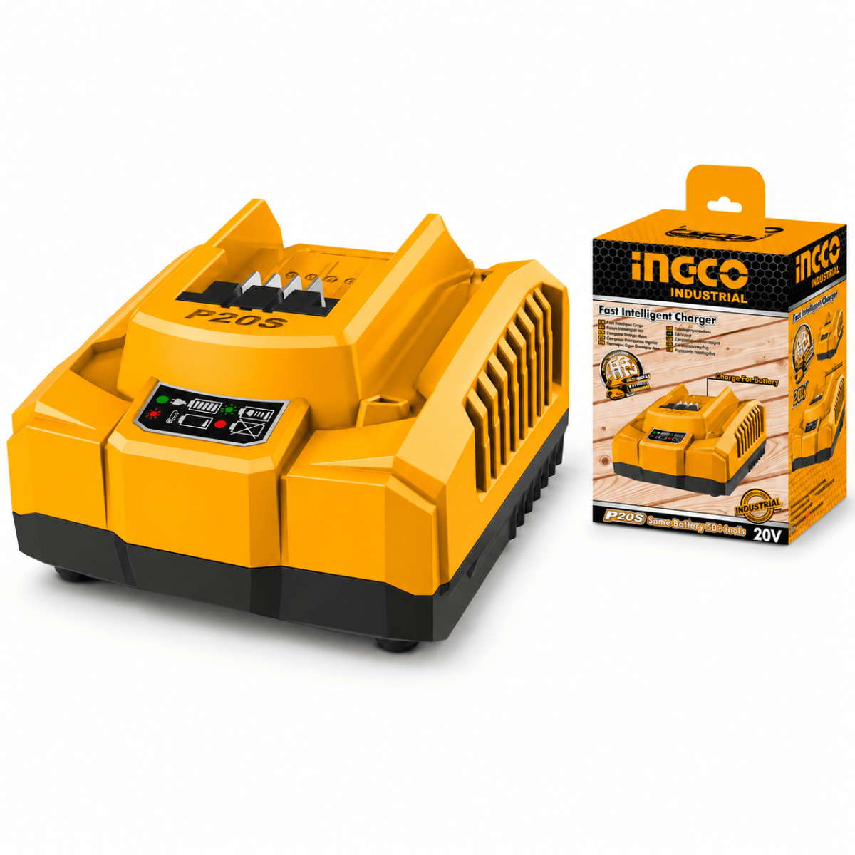 Cargador Rápido P20S 20V 4A INGCO1