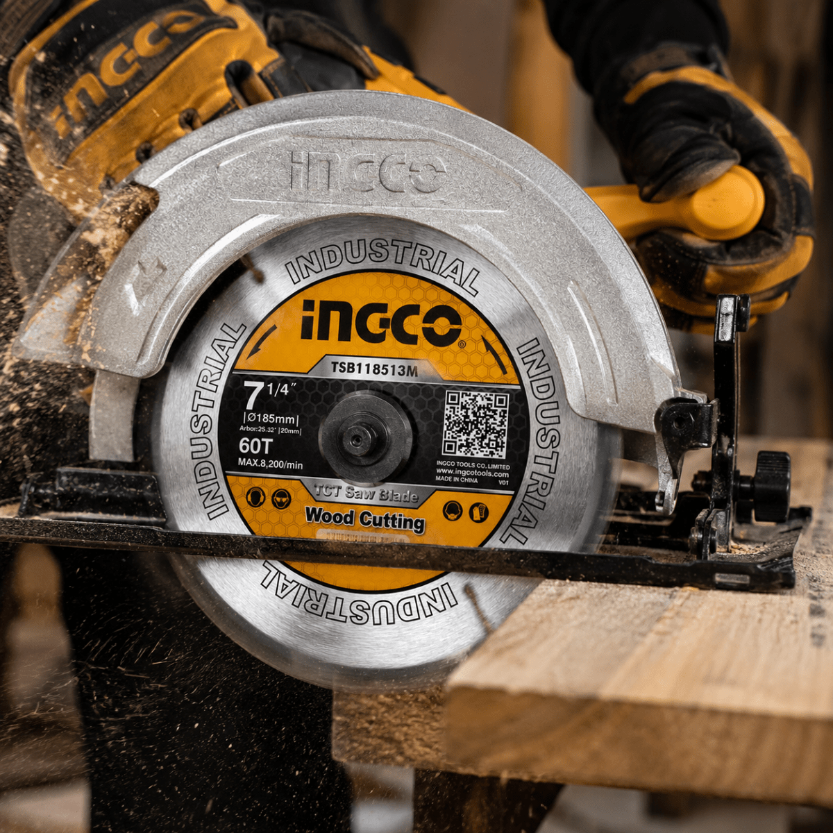 Disco para Corte de Madera 7-1/4´´ de 60 Dientes INGCO2