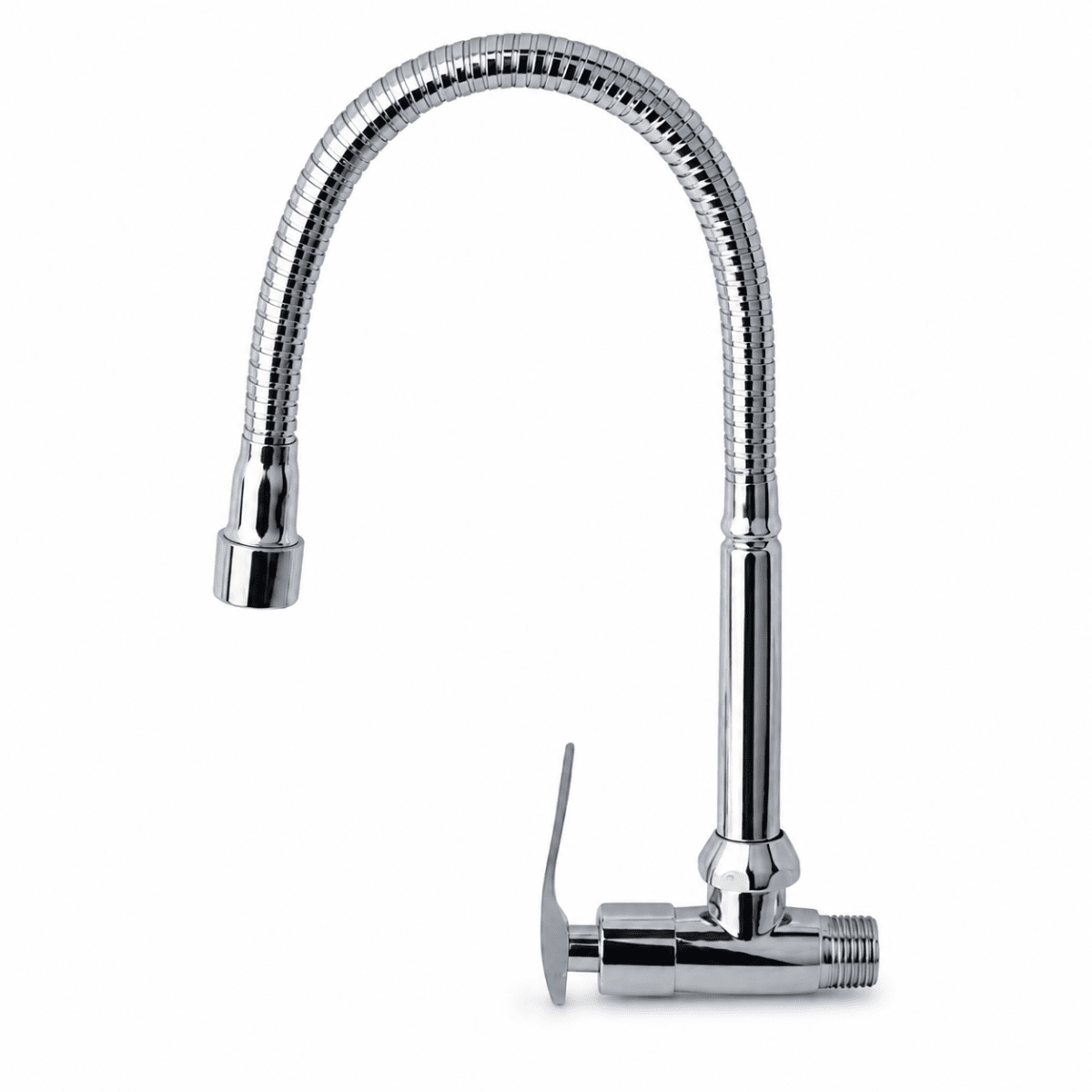 Llave de Cocina para Pared con Caño Corrugado Flexible - C&A1