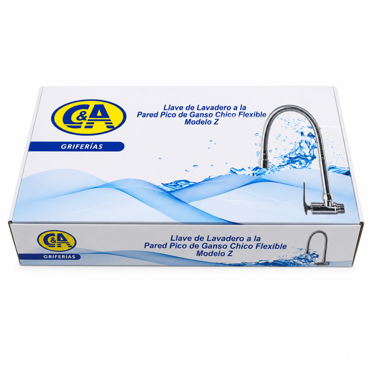 Llave de Cocina para Pared con Caño Corrugado Flexible - C&A3