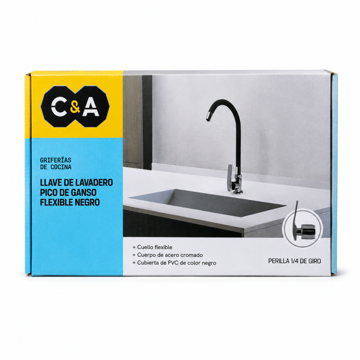 Llave de Lavadero Pico de Ganso - C&A3