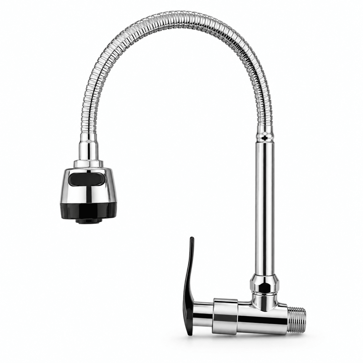 Llave de Cocina para Pared con Caño Corrugado Flexible1