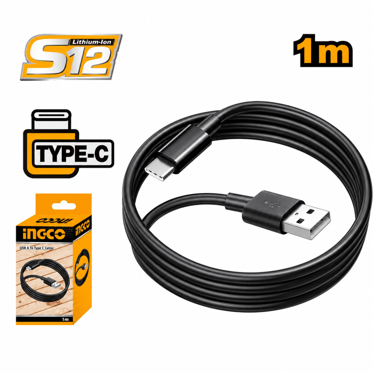 Cable USB Tipo A a Tipo C INGCO2