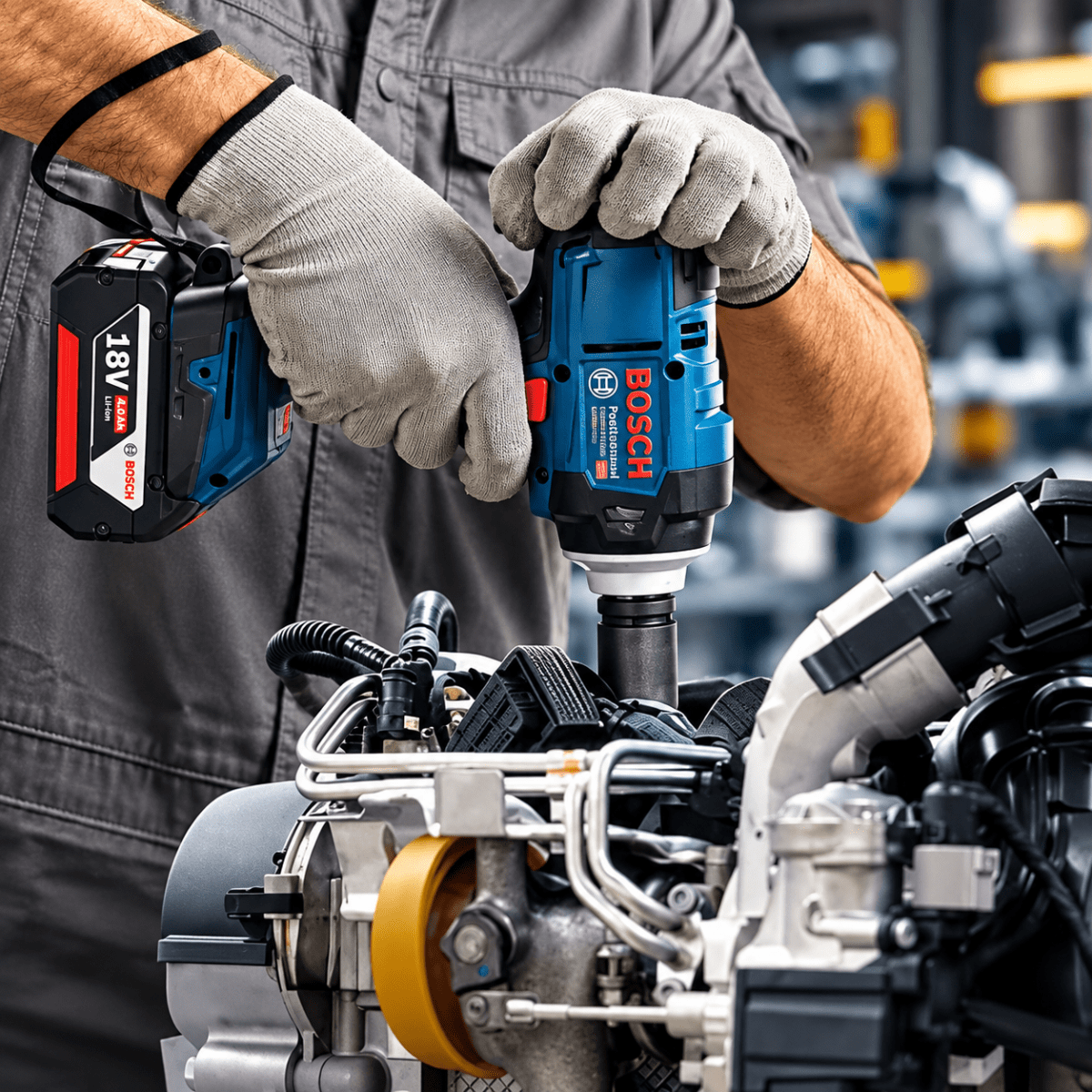 Llave de Impacto Inalámbrica Bosch Profesional 18V Brushless 400 Nm GDS 18V-4003