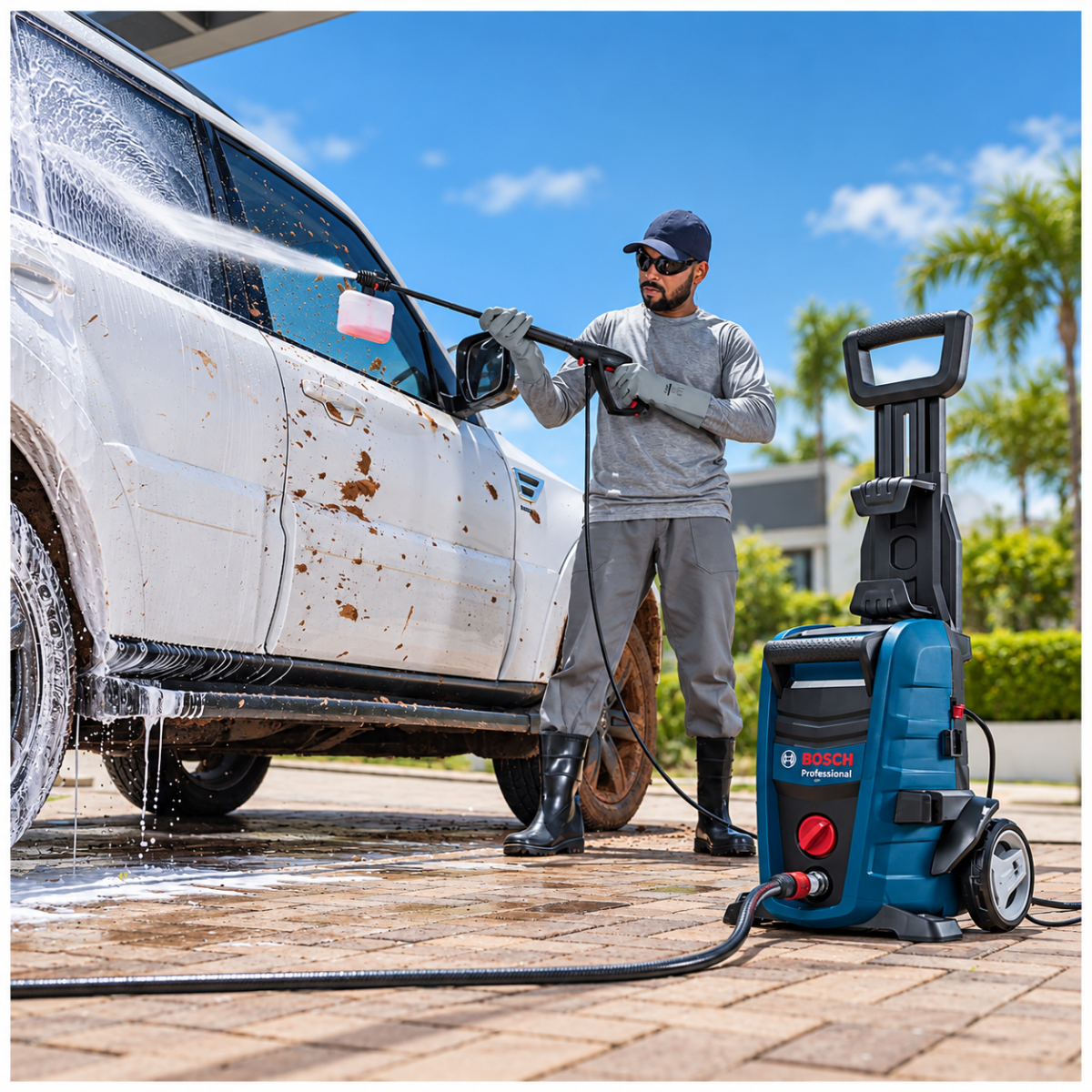 Hidrolavadora de Alta Presión Bosch GHP 200 de 1700W y 2000 PSI2