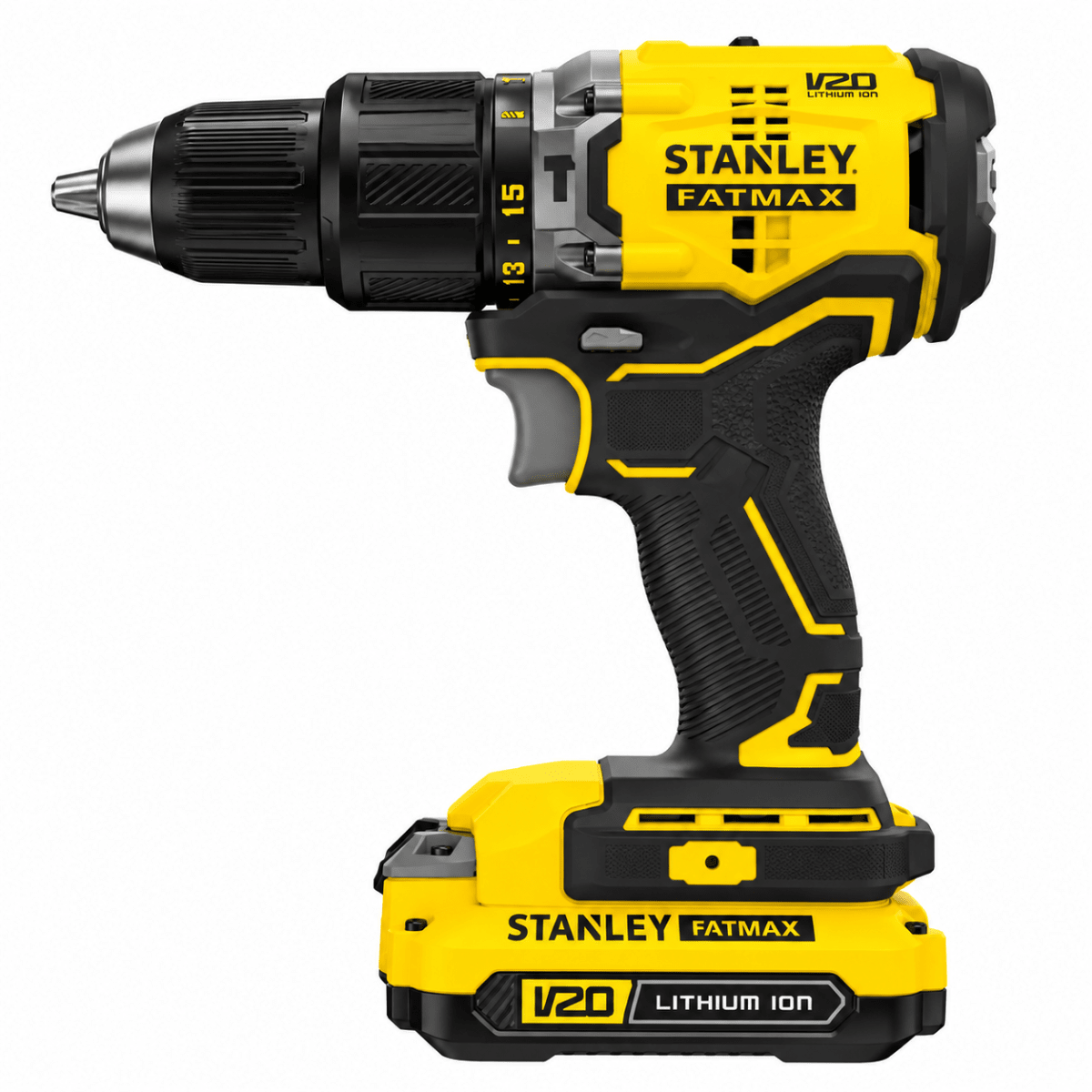 Taladro Percutor Inalámbrico Stanley 20V Brushless Profesional2