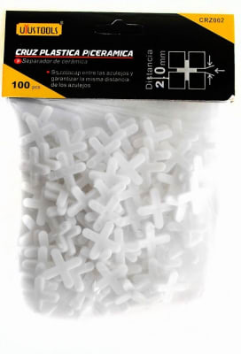 CRUZ PLASTICA PARA CERAMICA 2MM 200PCS UYUSTOOLS CRUZ PLASTICA PARA CERAMICA 2MM 200PCS UYUSTOOLS