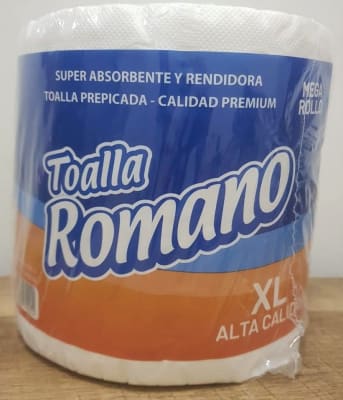 TOALLA ROMANO XL MEGA ROLLO TOALLA ROMANO XL MEGA ROLLO