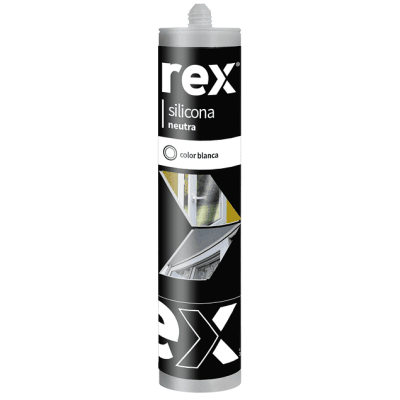 REX SILICONA NEUTRA BLANCA CARTUCHO 300ML REX SILICONA NEUTRA BLANCA CARTUCHO 300ML