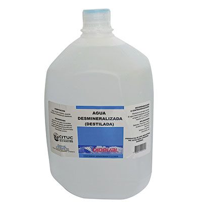 AGUA DESMINERALIZADA 5LTS AGUA DESMINERALIZADA 5LTS