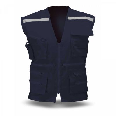 CHALECO GEOLOGO POPLIN AZUL T/L CHALECO GEOLOGO POPLIN AZUL T/L