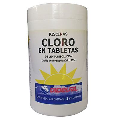 CLORO PISCINA TABLETA 1KG CLORO PISCINA TABLETA 1KG