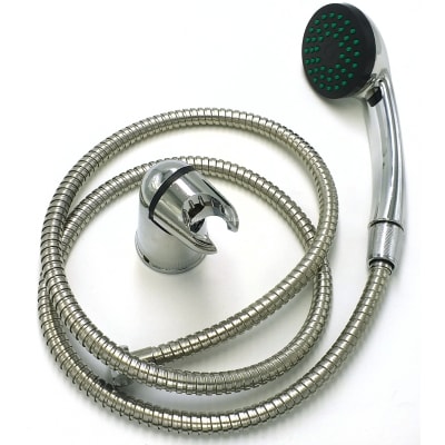 DUCHA ESTANDAR CON FLEXIBLE 1,75MTS Y SOPORTE DUCHA ESTANDAR CON FLEXIBLE 1,75MTS Y SOPORTE