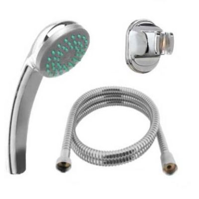 SET DUCHA C/SOPORTE Y FLEXIBLE SET DUCHA C/SOPORTE Y FLEXIBLE