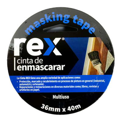 MASKING TAPE 36MMX40M REX MASKING TAPE 36MMX40M REX