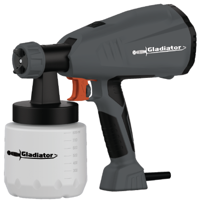 PISTOLA DE PINTAR GLADIATOR 360W PISTOLA DE PINTAR GLADIATOR 360W