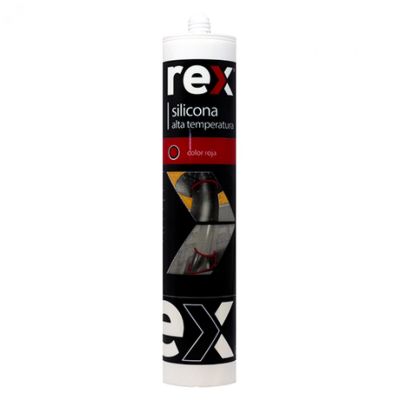 SILICONA REX ALTA TEMPERATURA ROJO 300ML SILICONA REX ALTA TEMPERATURA ROJO 300ML