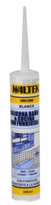 SILICONA TRANSPARENTE CON FUNGICIDA WALTEK SILICONA TRANSPARENTE CON FUNGICIDA WALTEK