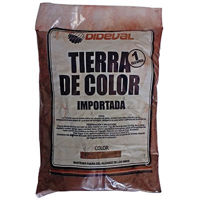 TIERRA COLOR ROJA 1KILO TIERRA COLOR ROJA 1KILO