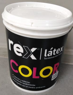 PINTURA REX LÁTEX TERMINACIÓN MATE GRIS PINTURA REX LÁTEX TERMINACIÓN MATE GRIS
