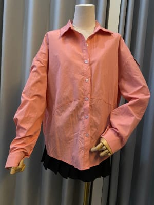 Blusa camisa rosada1