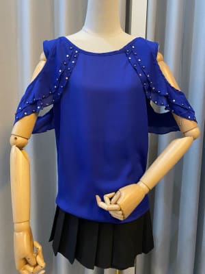 Blusa azul  “Dom Fashion”1