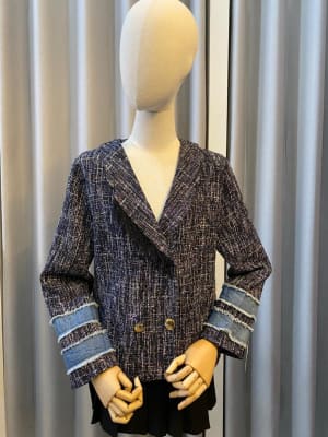Blazer tweed fashion1
