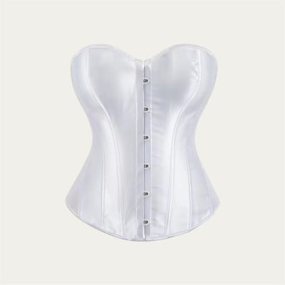 Corset Satin blanco1