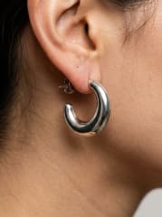 Argollas plateadas