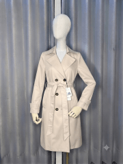 Gabardina Larga Drill