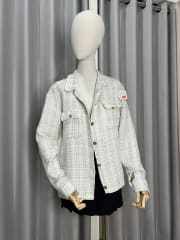 Blazer tweed broches